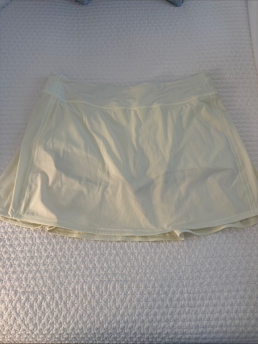 lululemon athletica Pale Yellow Athletic Skirt